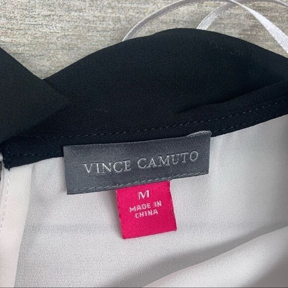 Vince Camuto Women's Sleeveless Blouse Black Size M Casual Spring - Picture 4 of 7